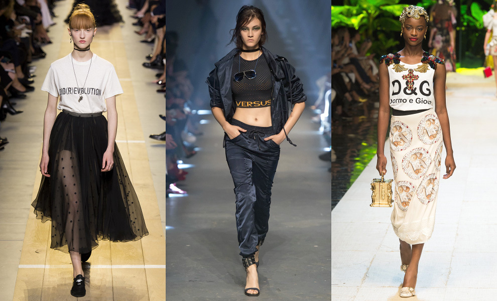 Christian Dior, Versus, Dolce & Gabbana